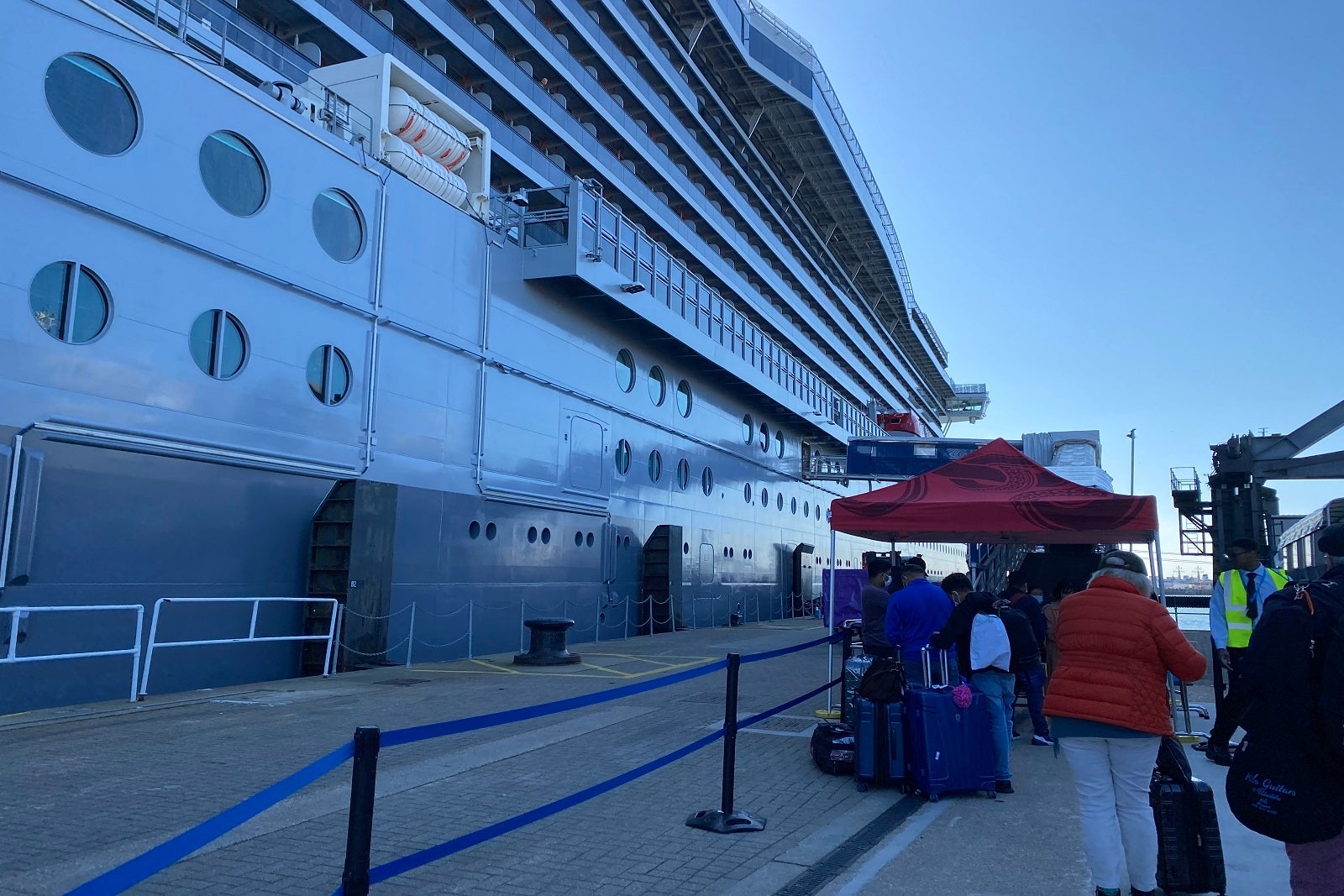 boarding a disney cruise ship