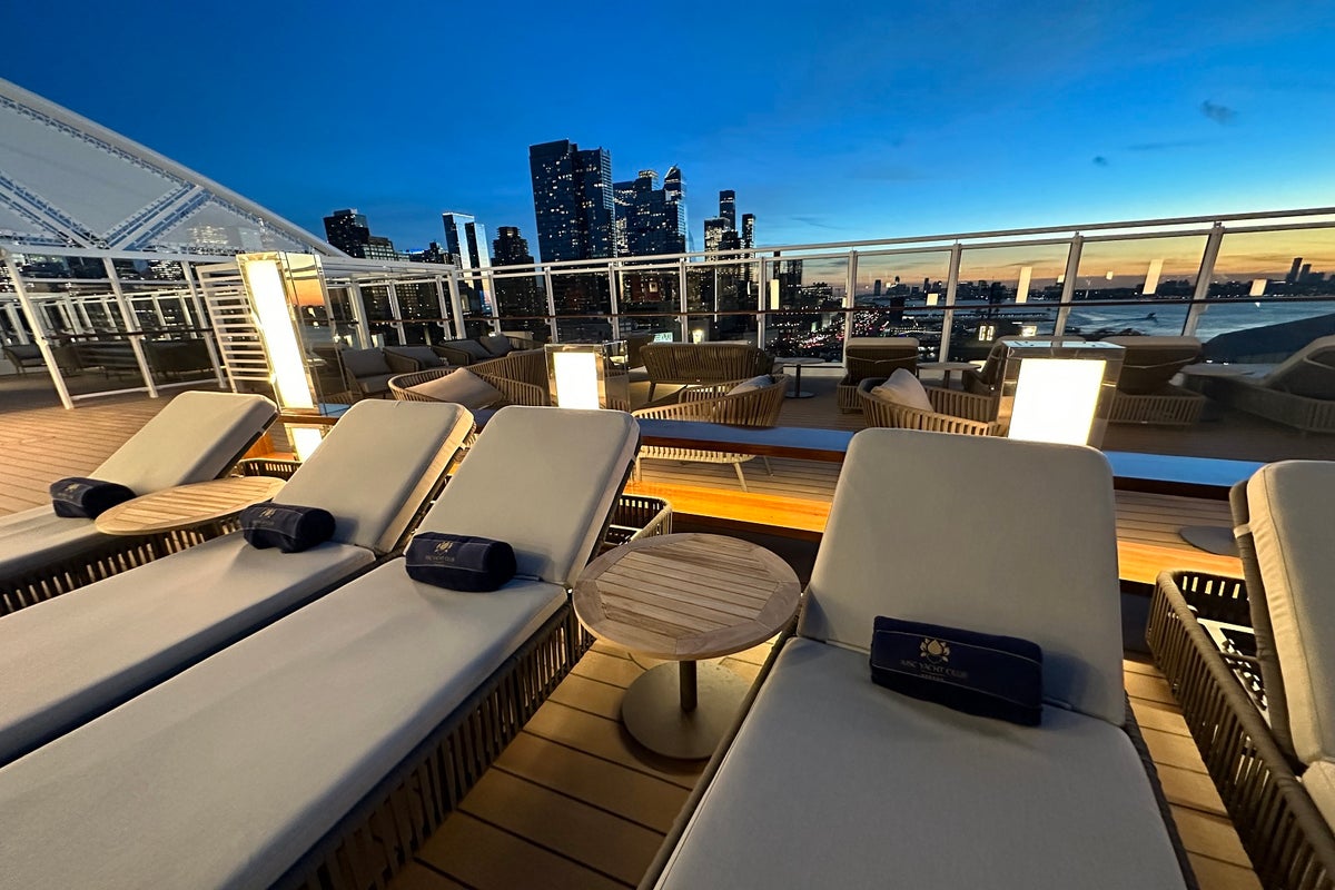 msc yacht club cost per person