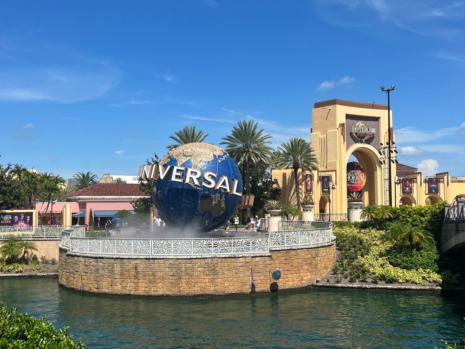 Universal Orlando Resort Globe Entrance