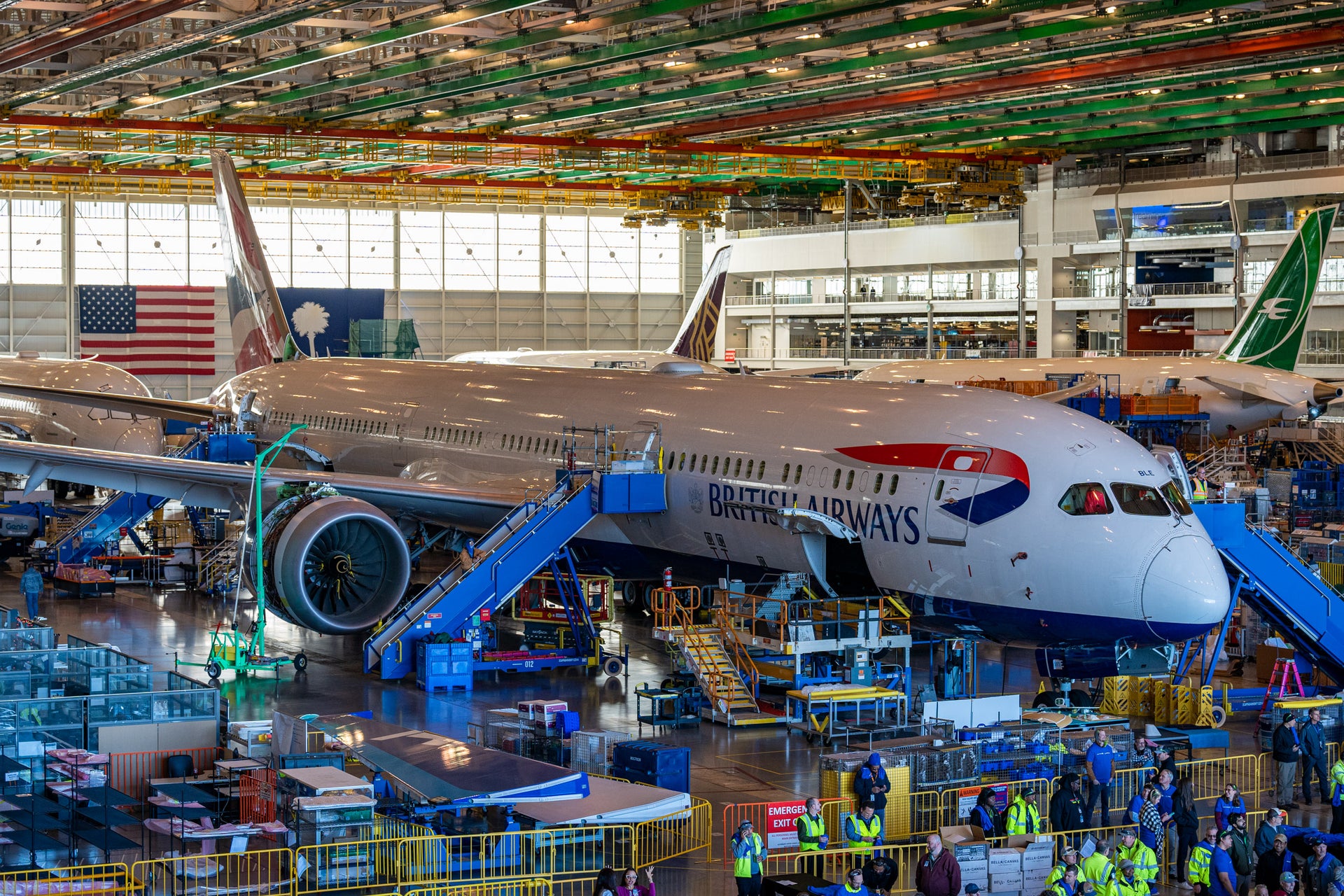 Step Inside Boeing S South Carolina 787 Dreamliner Factory The Points Guy