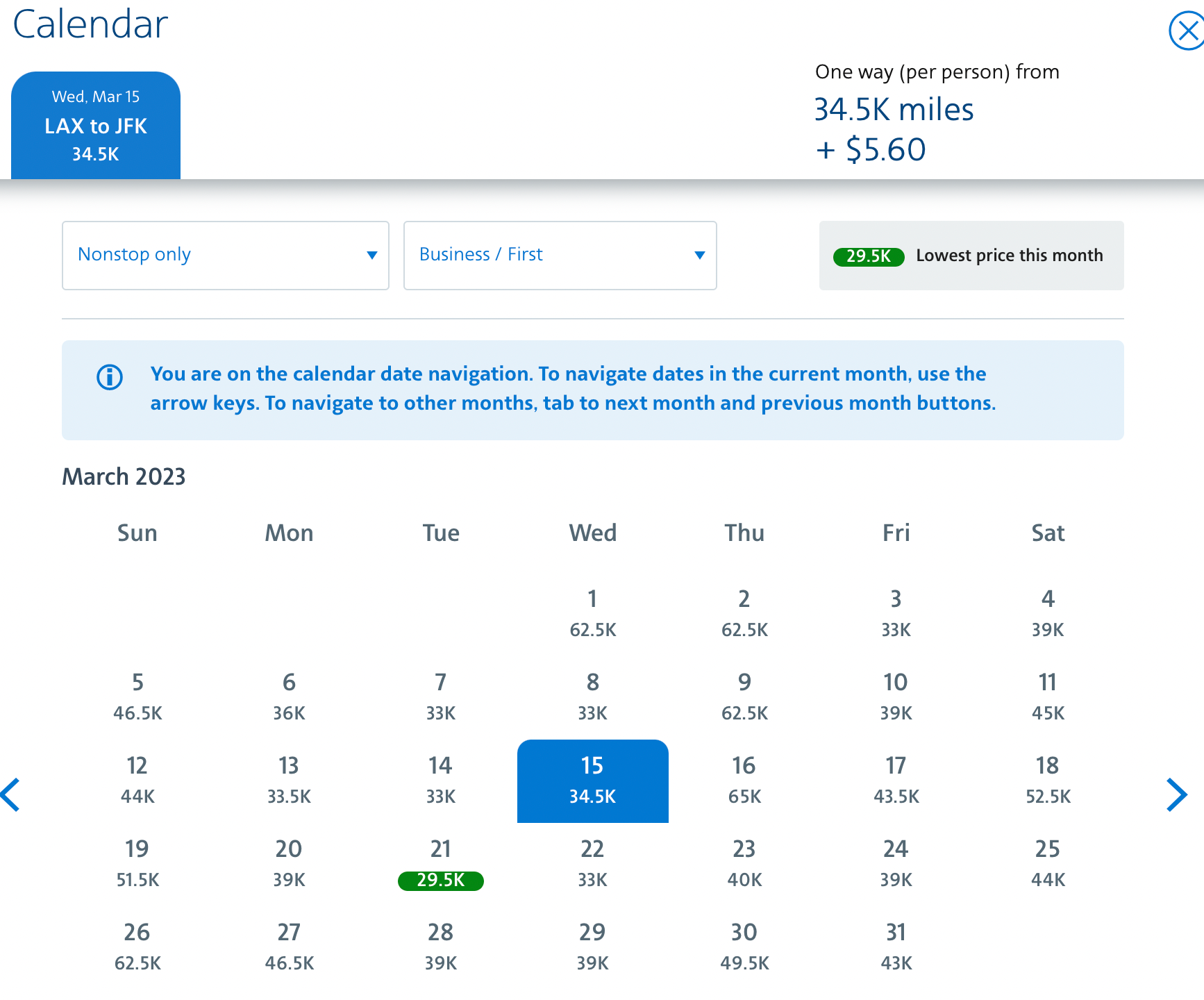 American Airlines transcontinental Flagship from 25,000 miles - The ...