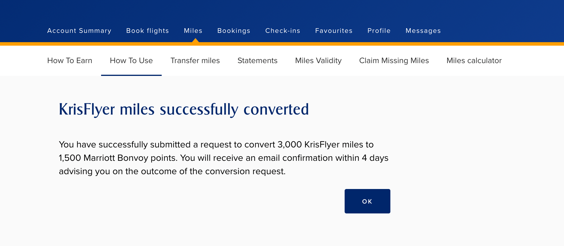Converting krisflyer miles to marriott bonvoy points the points guy