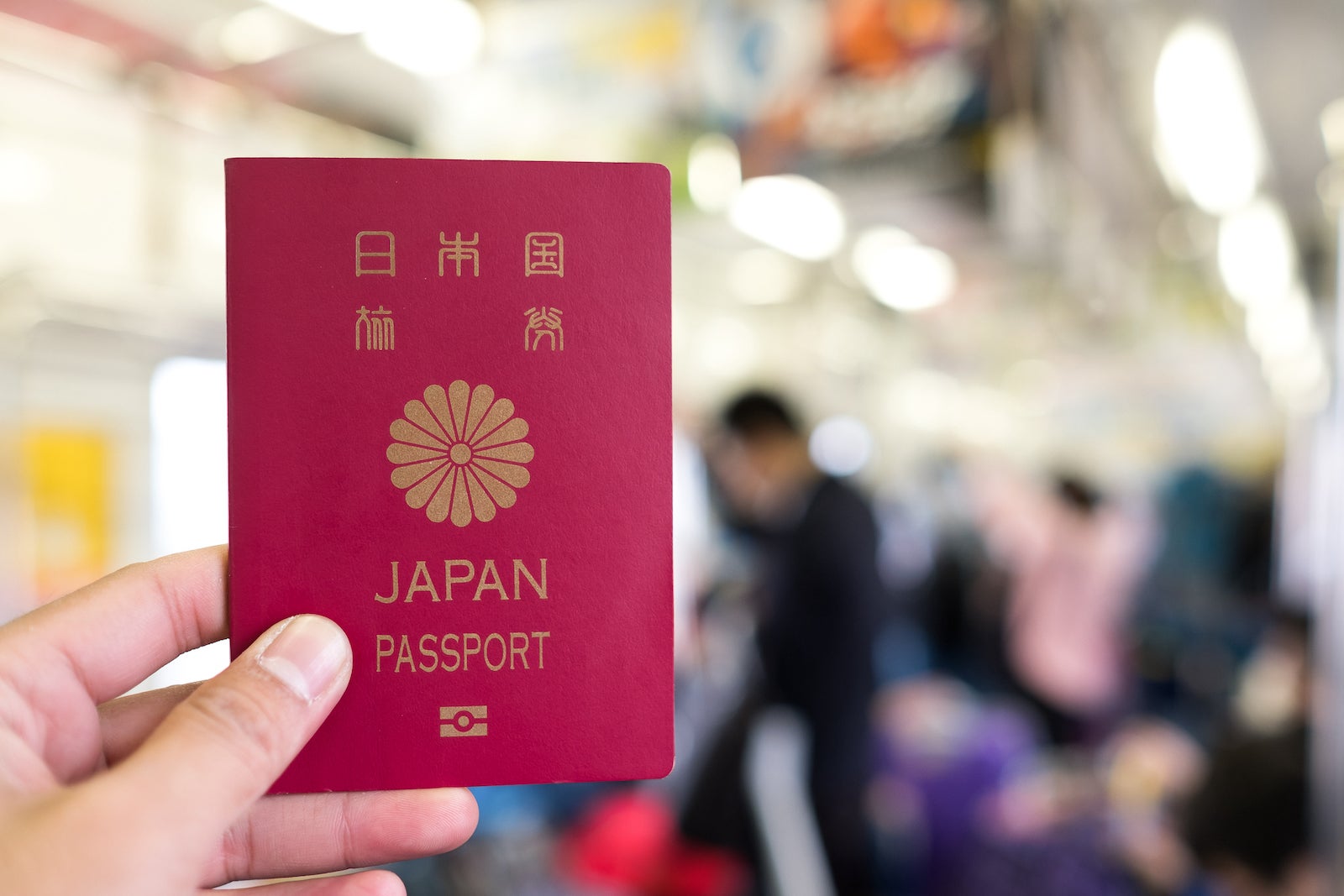 Japan passport, Travel concept