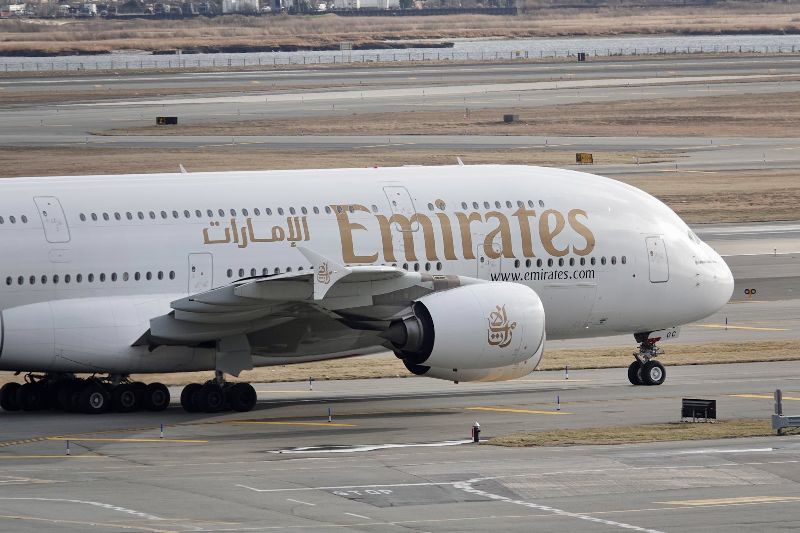 Emirates Airbus A380 JFK