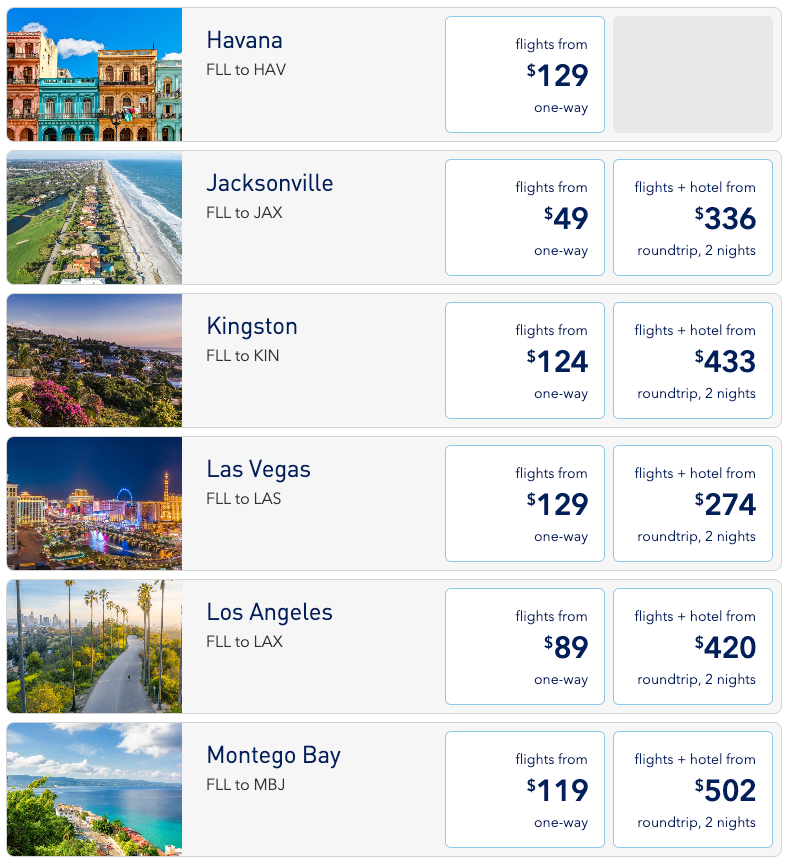 jetblue sale fares