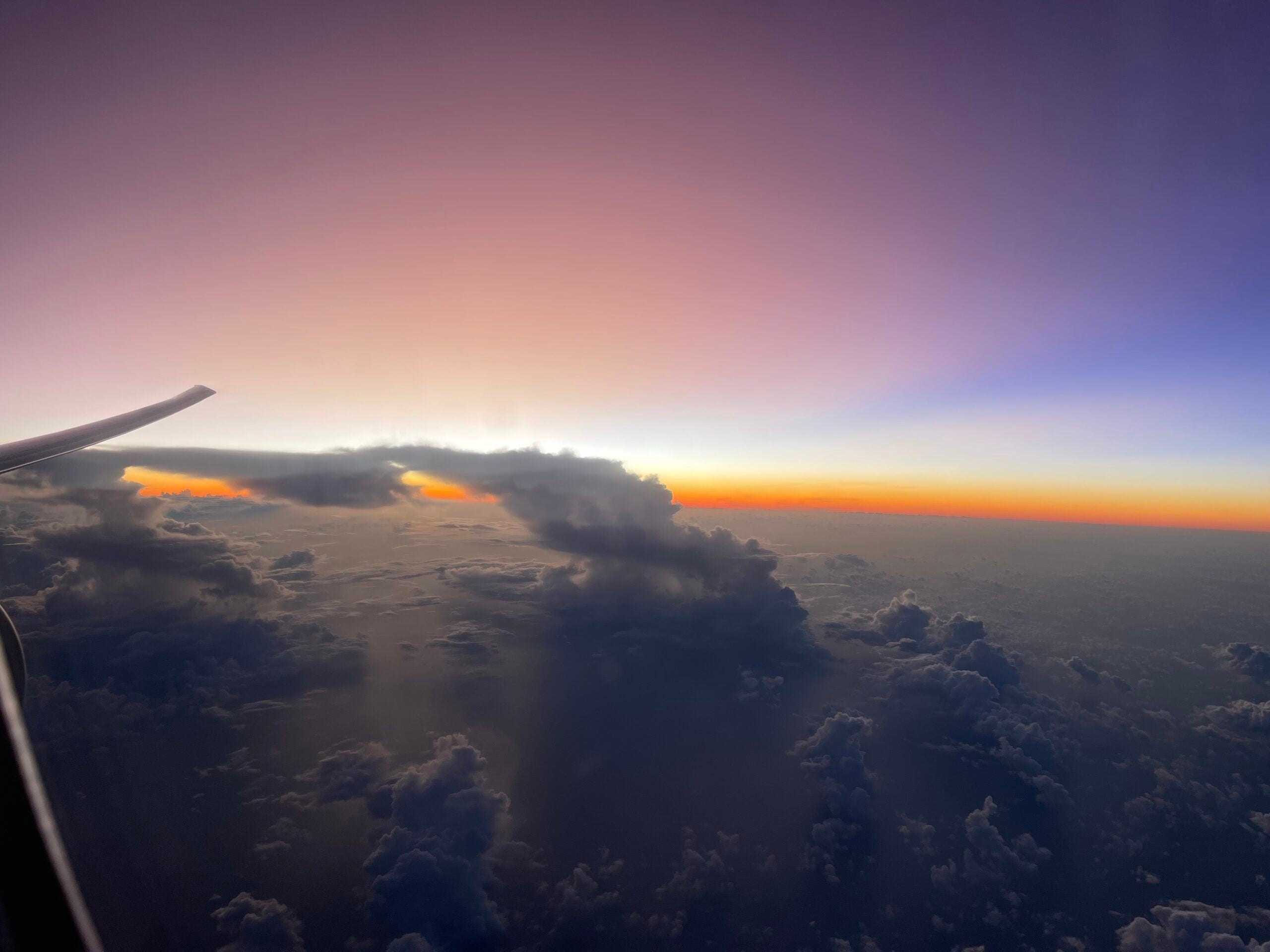 Sunrise over the Pacific Ocean