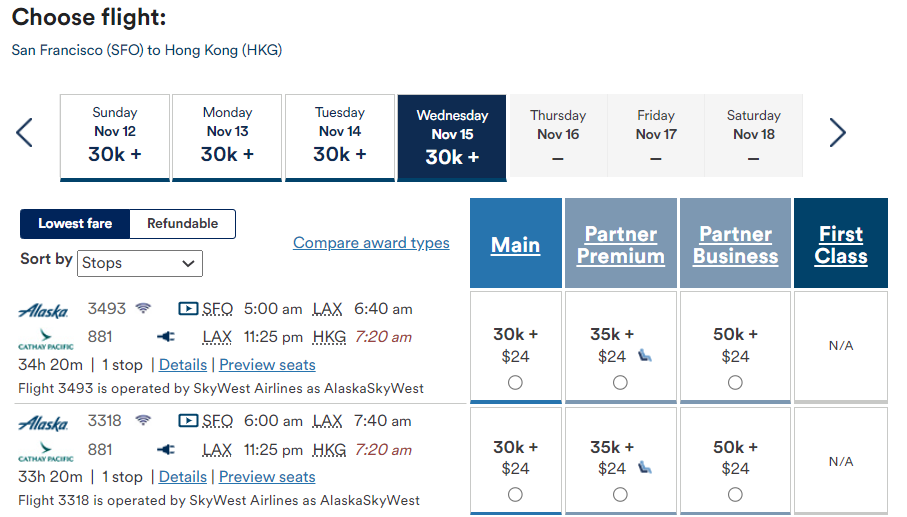 airlines that travel to alaska