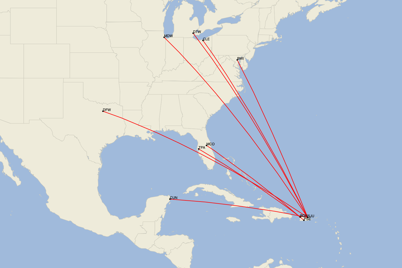 Frontier unveils 9 limitless summer season flight go, 8 new routes to Puerto Rico Frontier unveils 9 limitless summer season flight go, 8 new routes to Puerto Rico