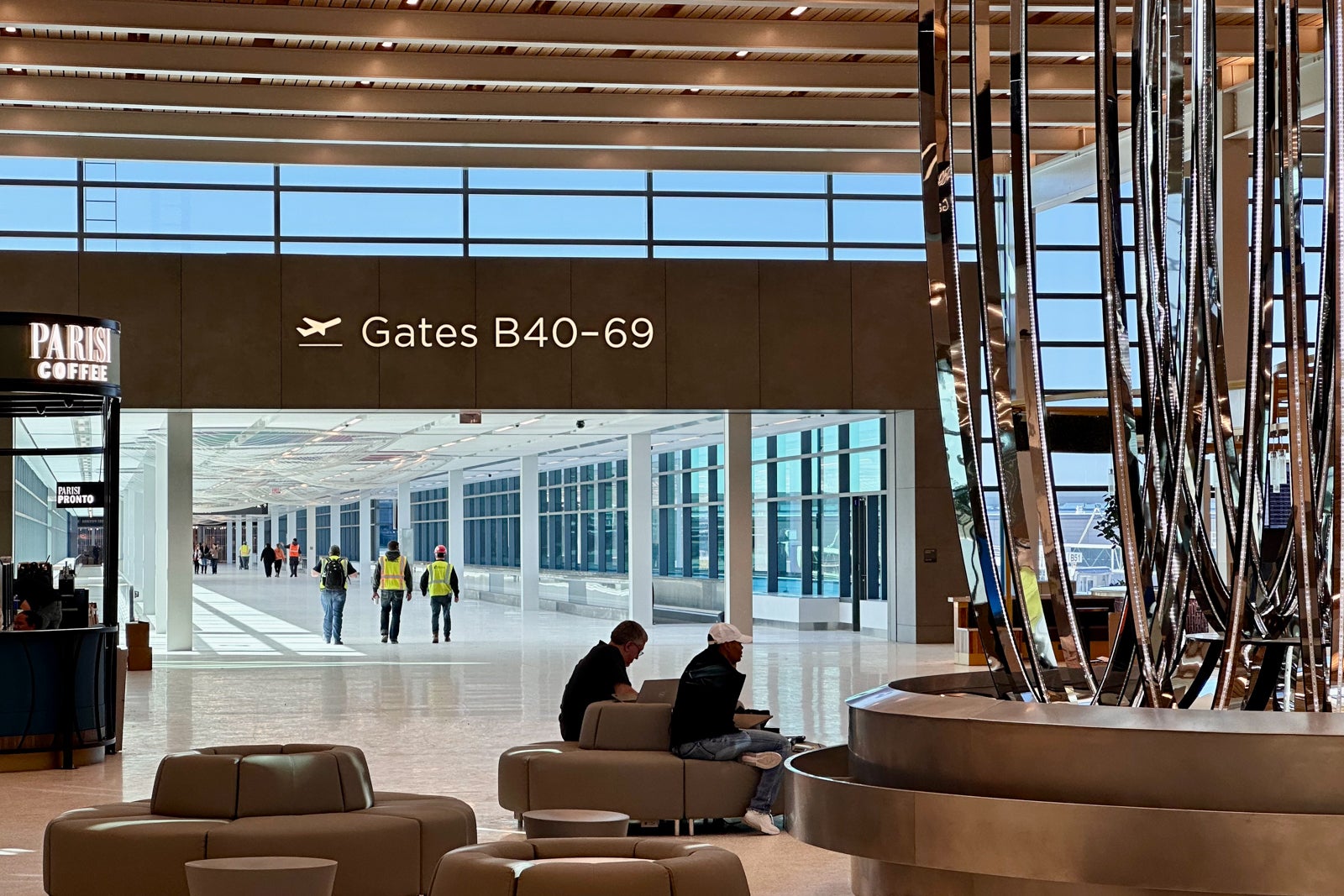 Kansas City (USA) International airport new terminal officially open today.  : r/lego