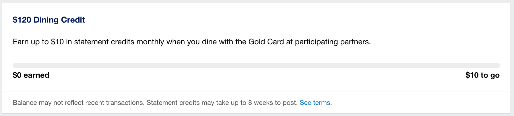 Complete guide to the Amex Gold dining credit - The Points Guy