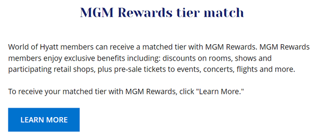 Match World of Hyatt status to MGM Rewards - The Points Guy