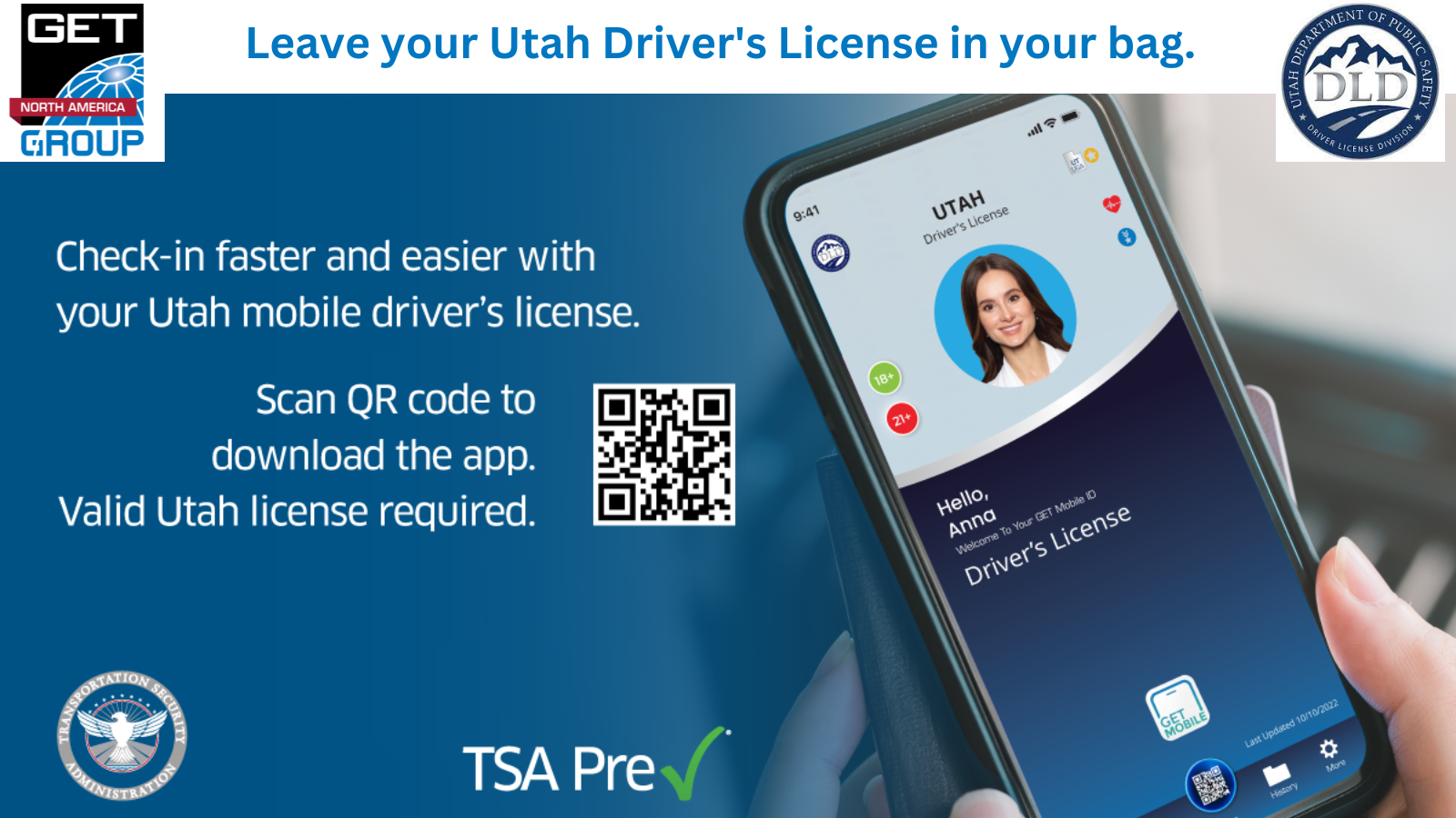 Utah 1st state to accept mobile IDs on any phone for TSA