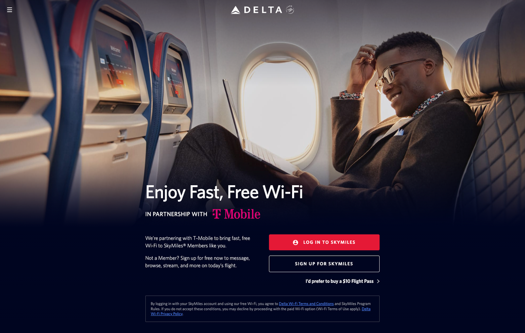 is delta wifi free now