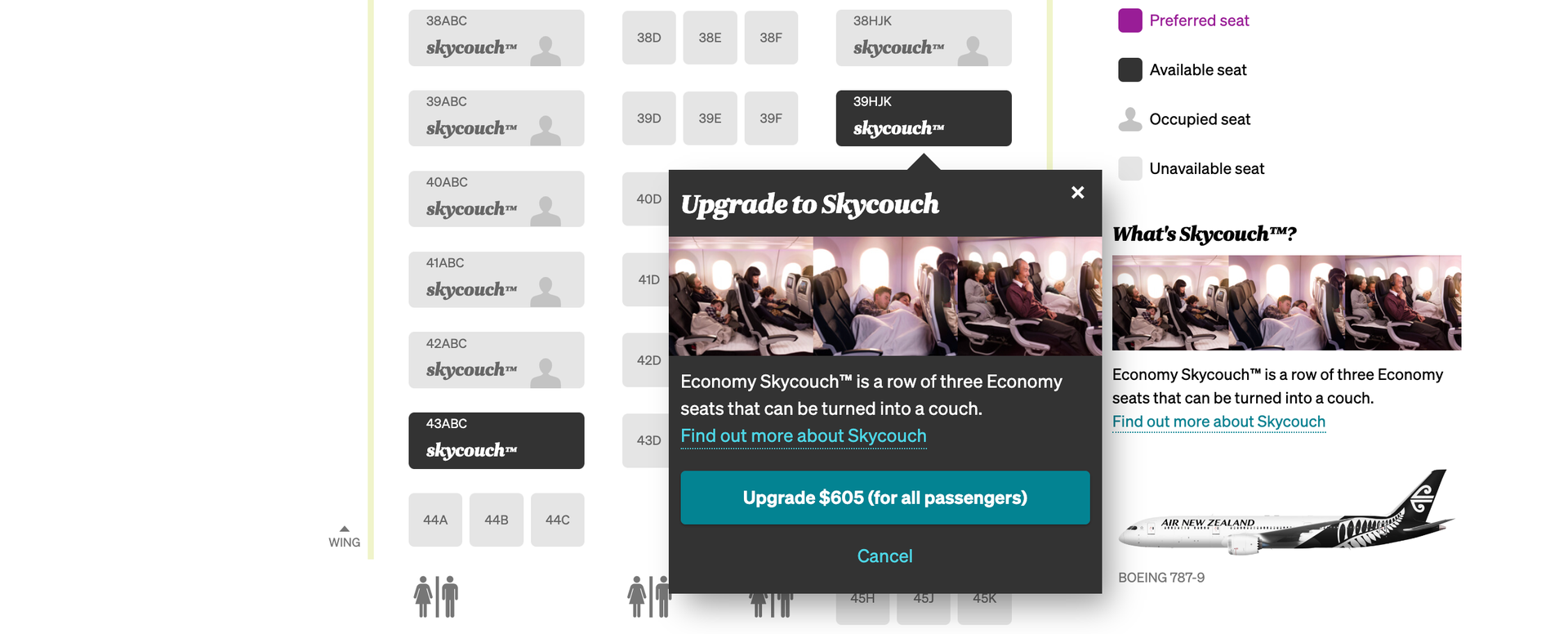 Here's whether Air New Zealand's Skycouch was worth it The Points Guy