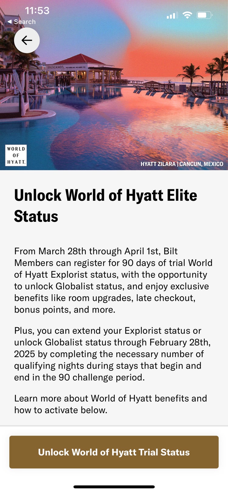 Act fast Why I jumped at the chance to get Hyatt Globalist in an easy