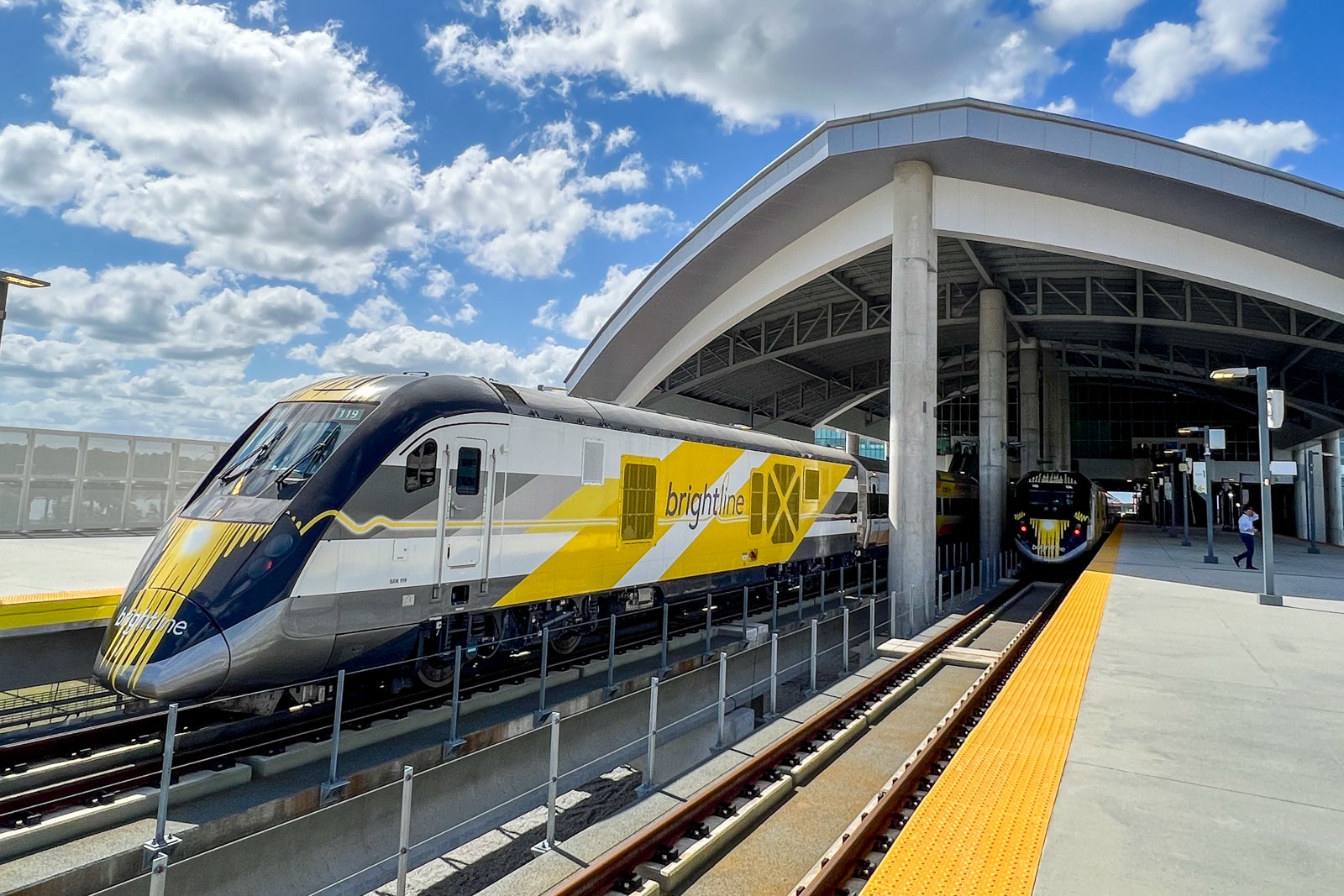 Brightline reveals new train station at Orlando International Airport