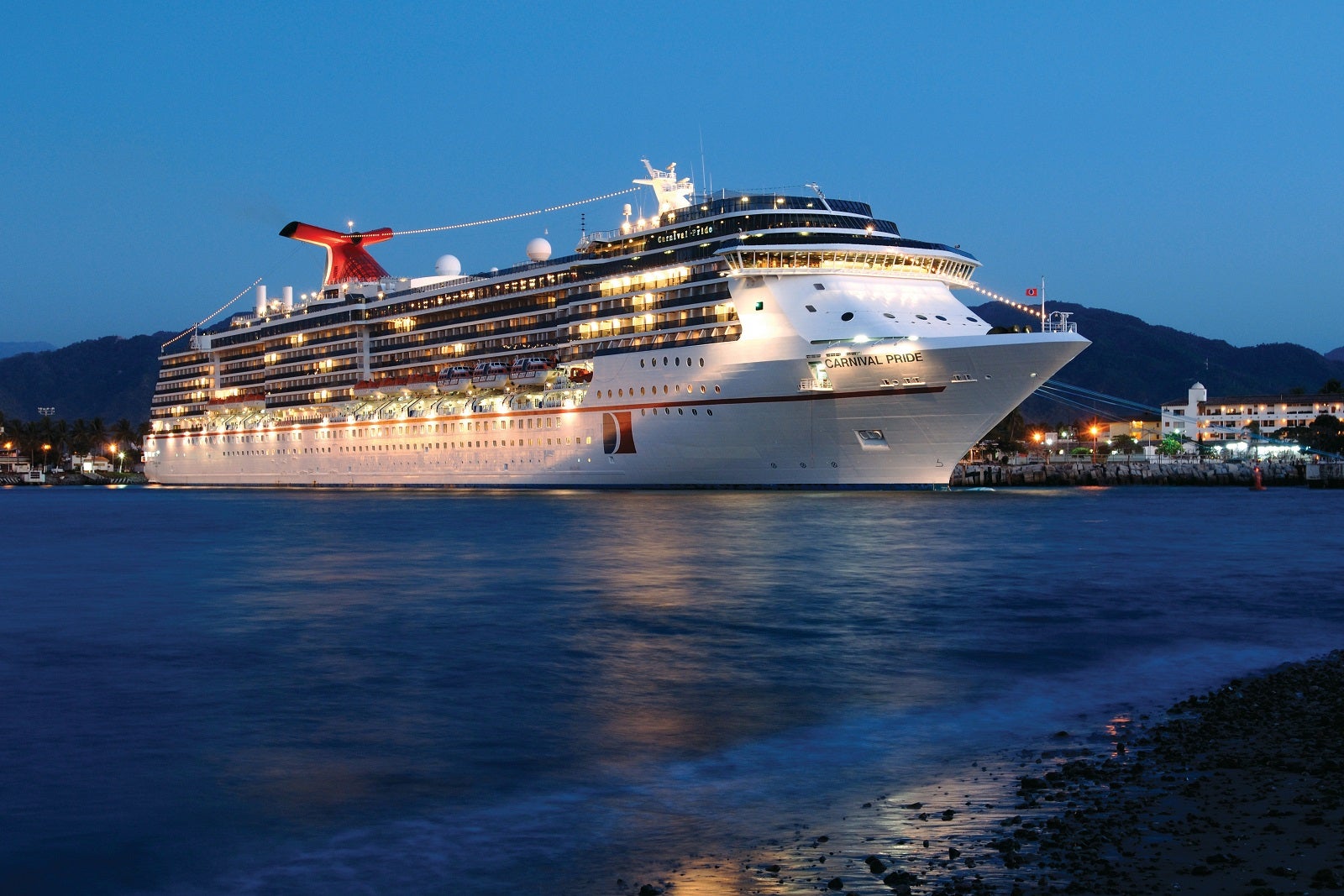 carnival cruise ships by length