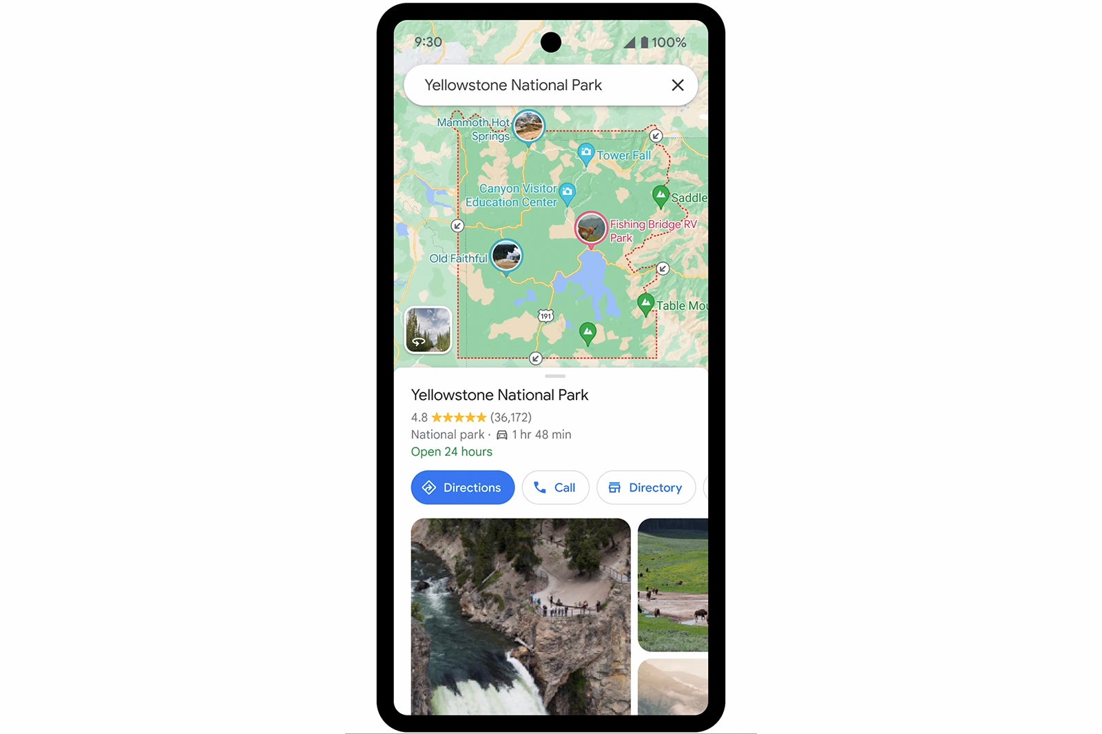 New Google Maps features make it - Google Map Yellowstone National Park 2 1 