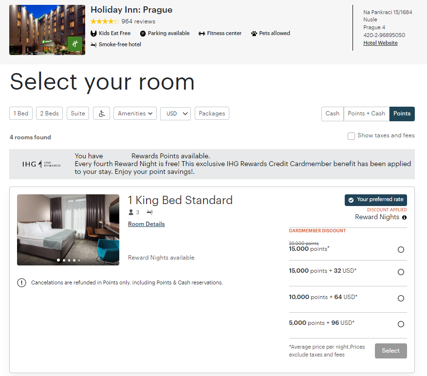 IHG 4th-night Reward When Redeeming Points - The Points Guy