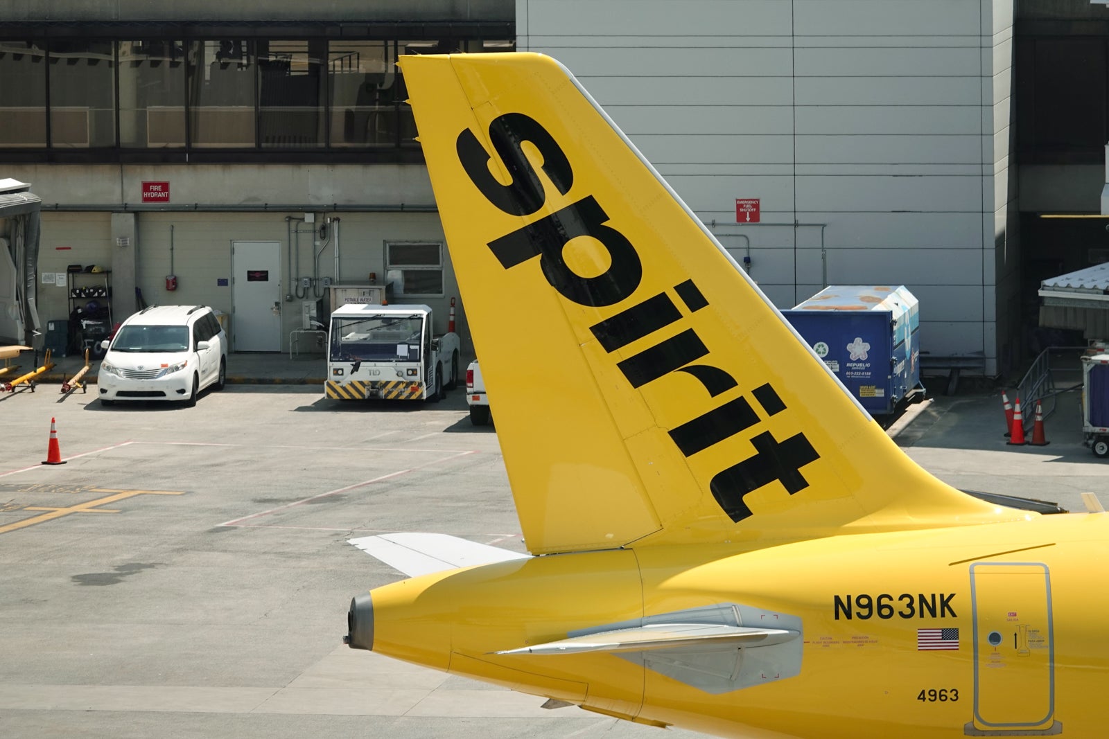 Spirit Airbus A320neo Boston Logan BOS