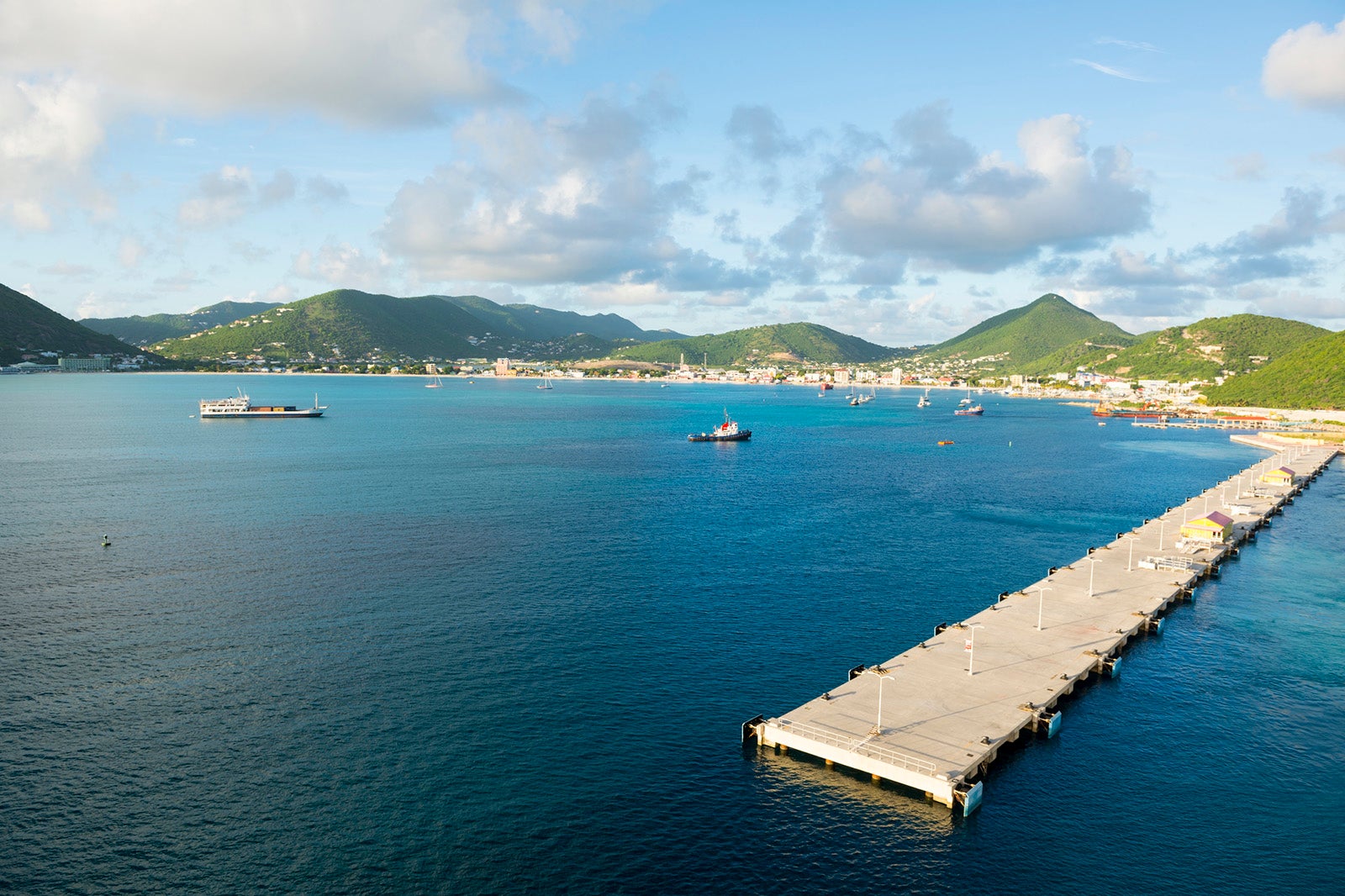 Caribbean port town of Philipsburg St. Maarten Joel Carillet