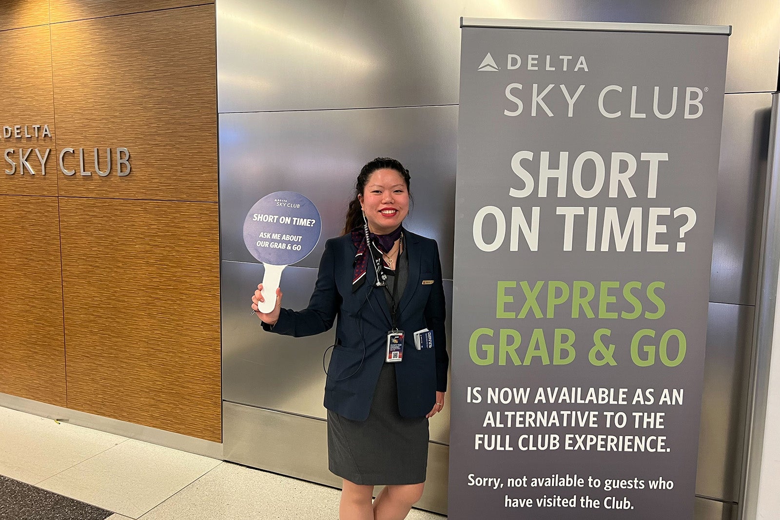 staff at delta sky club