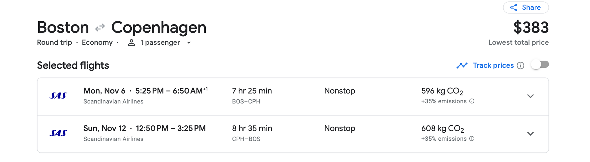 Fly cheap to Europe from NYC, Boston, DC and Chicago on SAS The