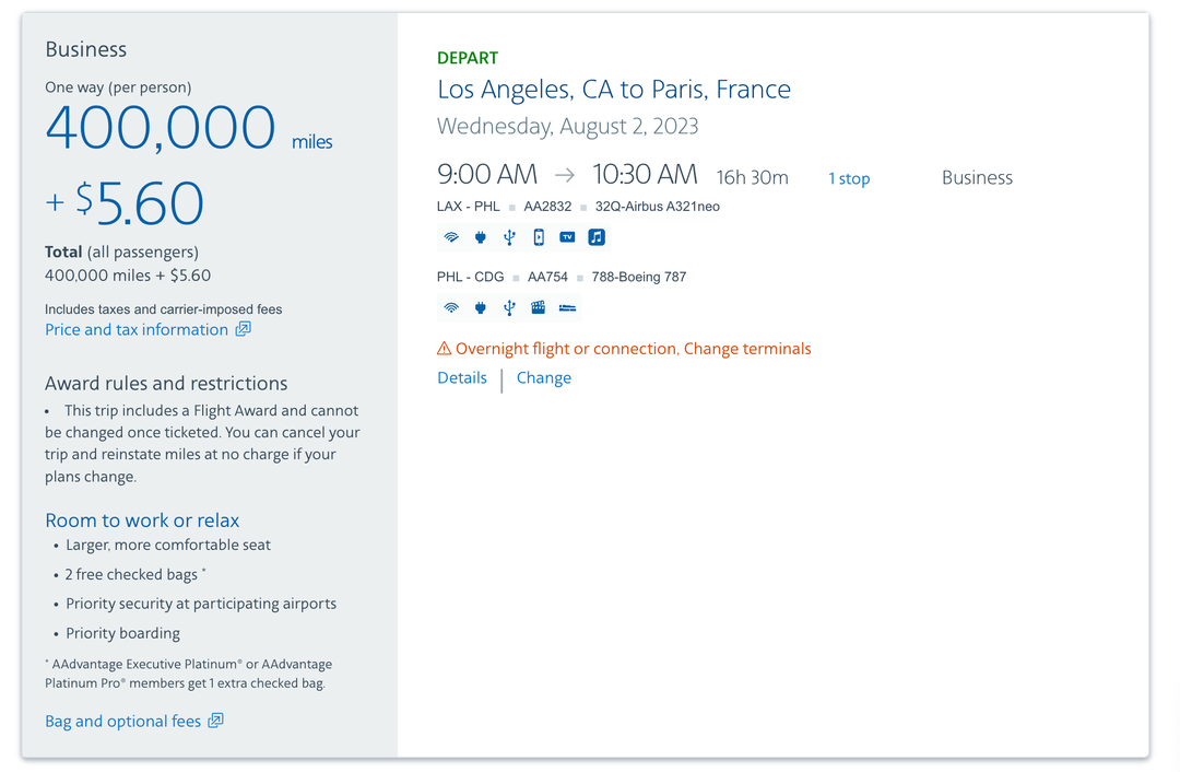 Book partner awards at fixed rates using AAdvantage miles The Points Guy