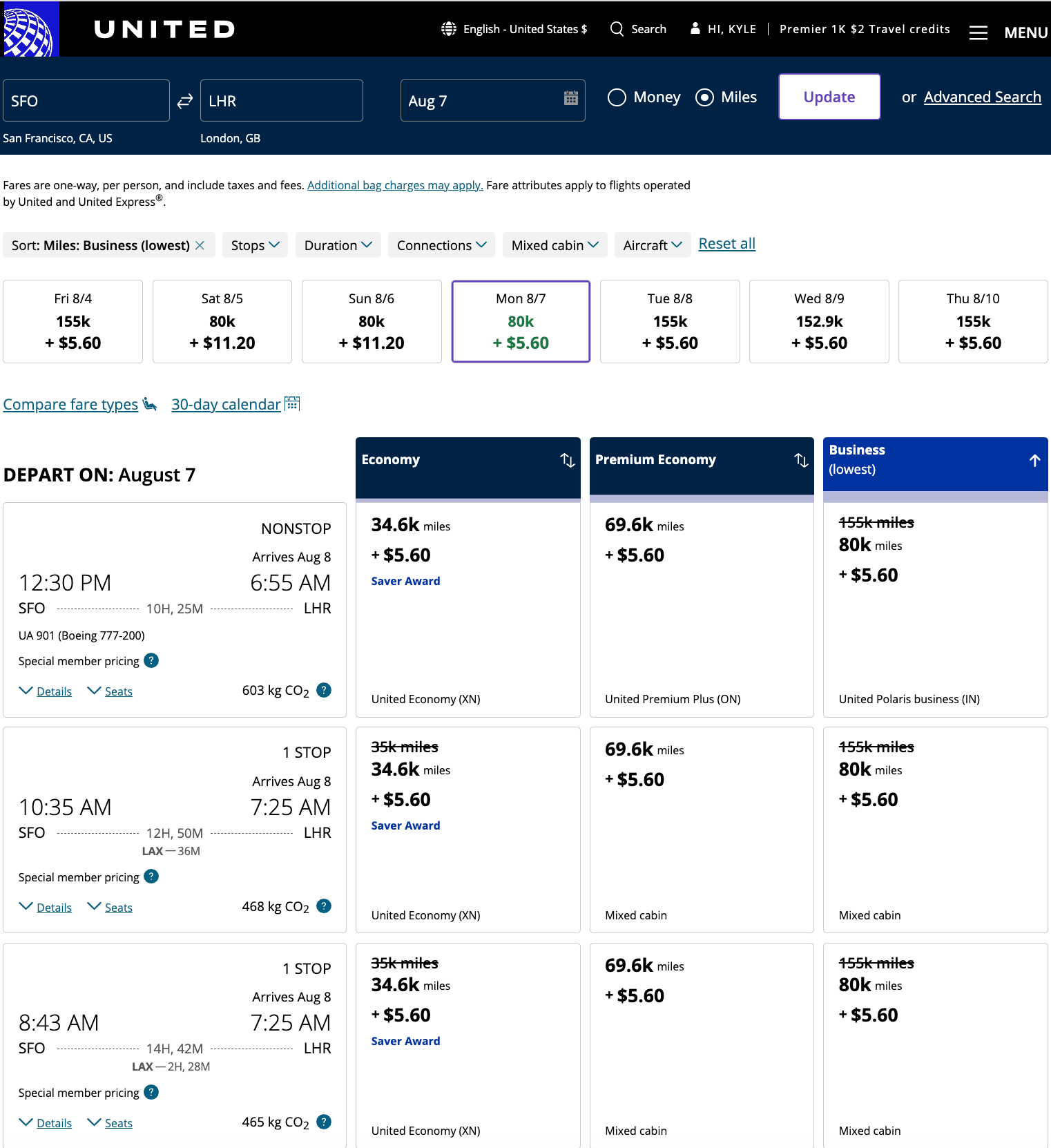 Best United Miles Deals