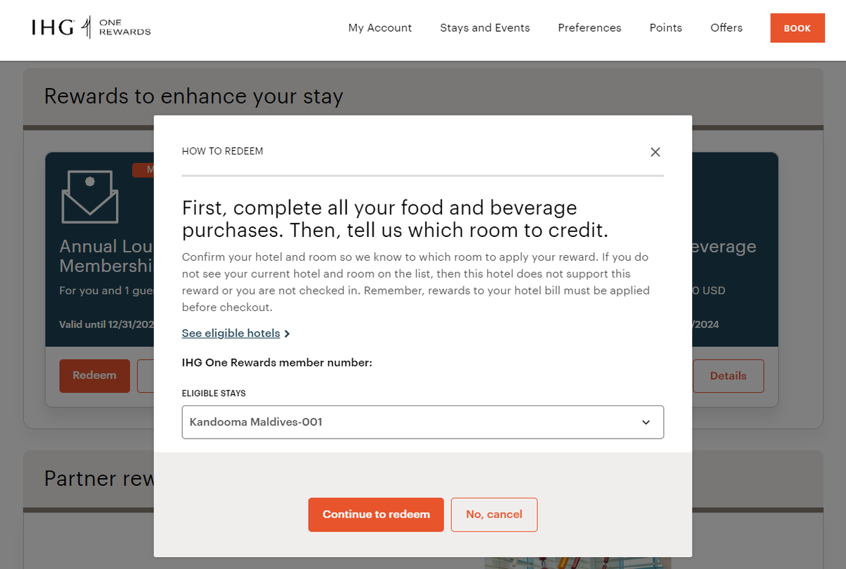 IHG food and beverage rewards How to earn and redeem The Points Guy