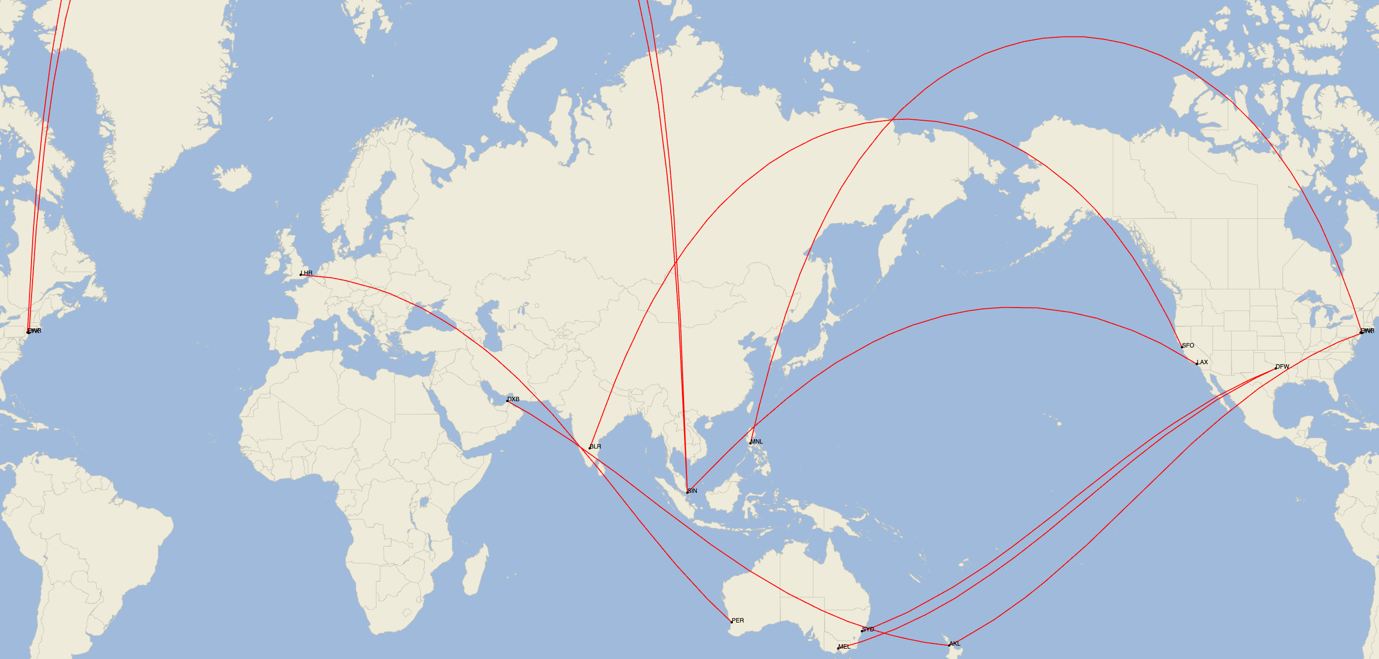 world longest travel flight