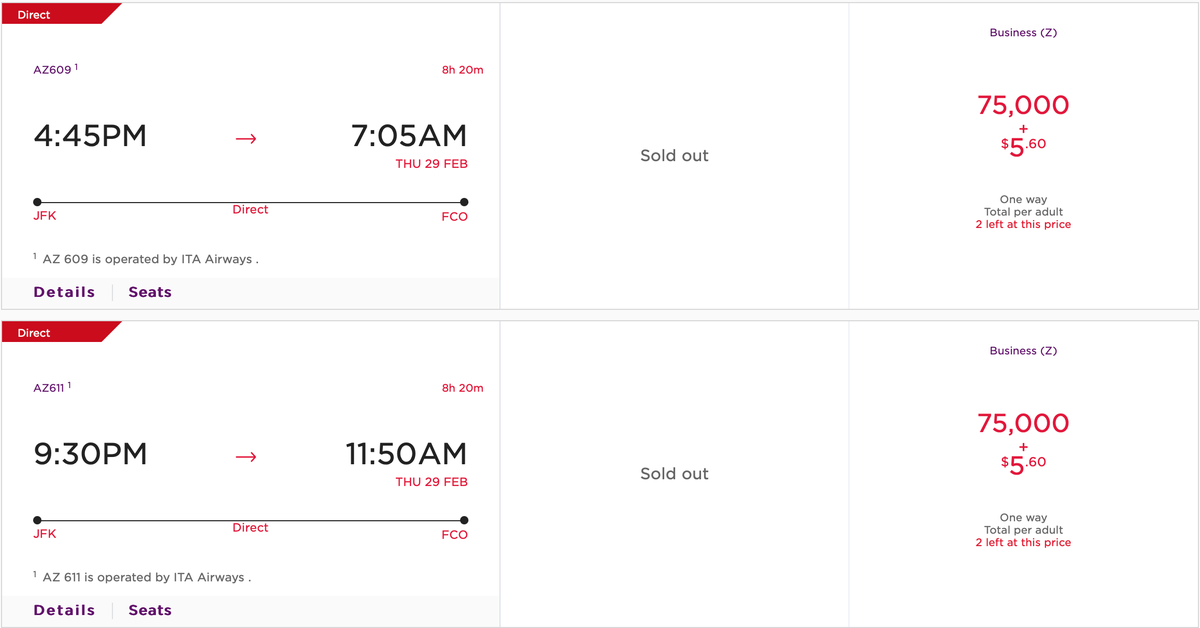 Redeem Virgin Atlantic points for ITA Airways flights The Points Guy