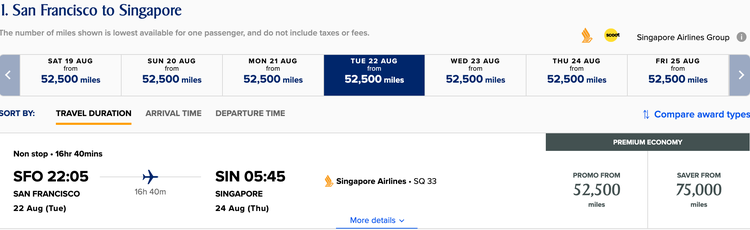 Singapore KrisFlyer Spontaneous Escapes promo awards - The Points Guy