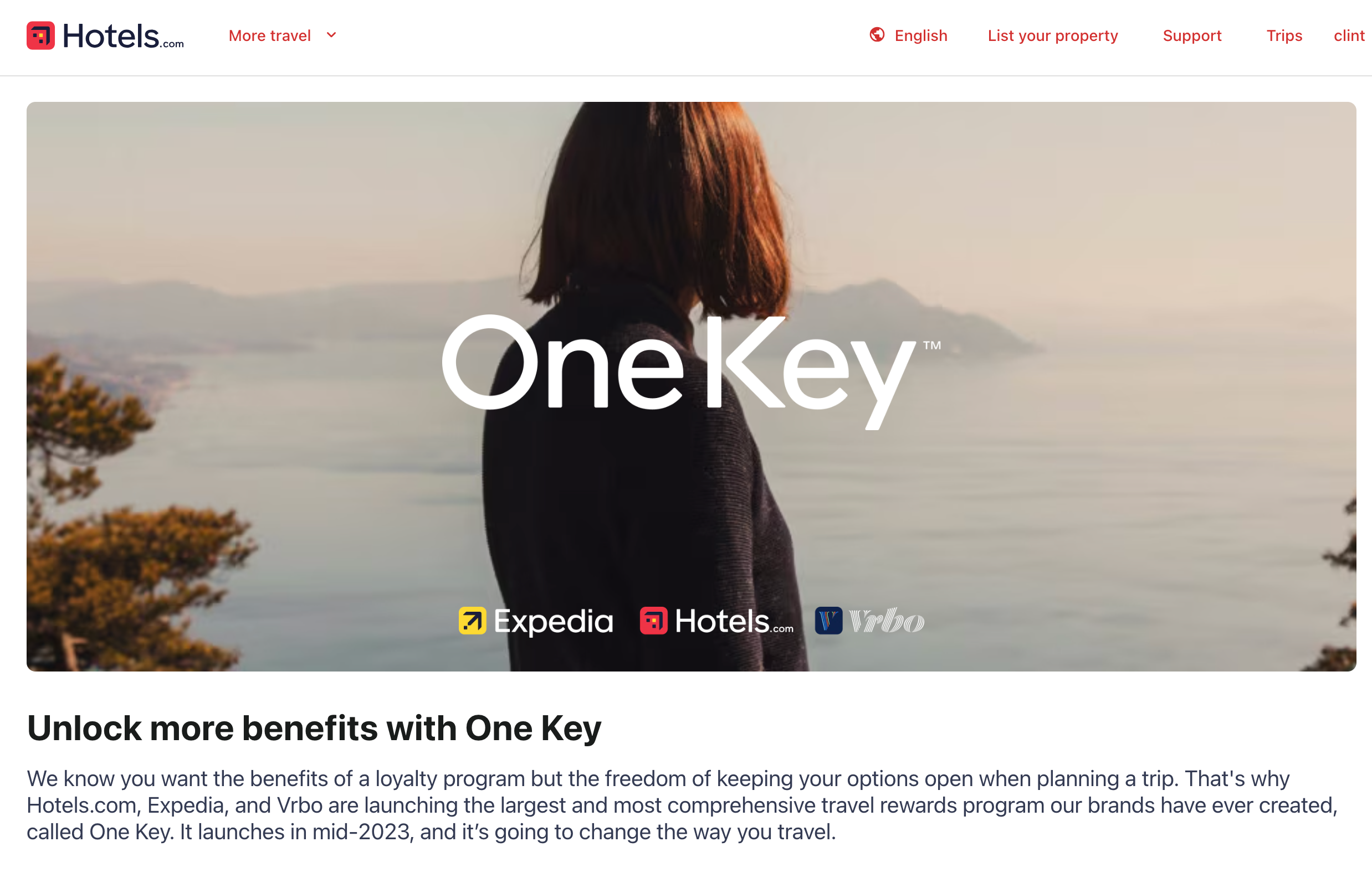Join One Key, Rewards on any way you travel