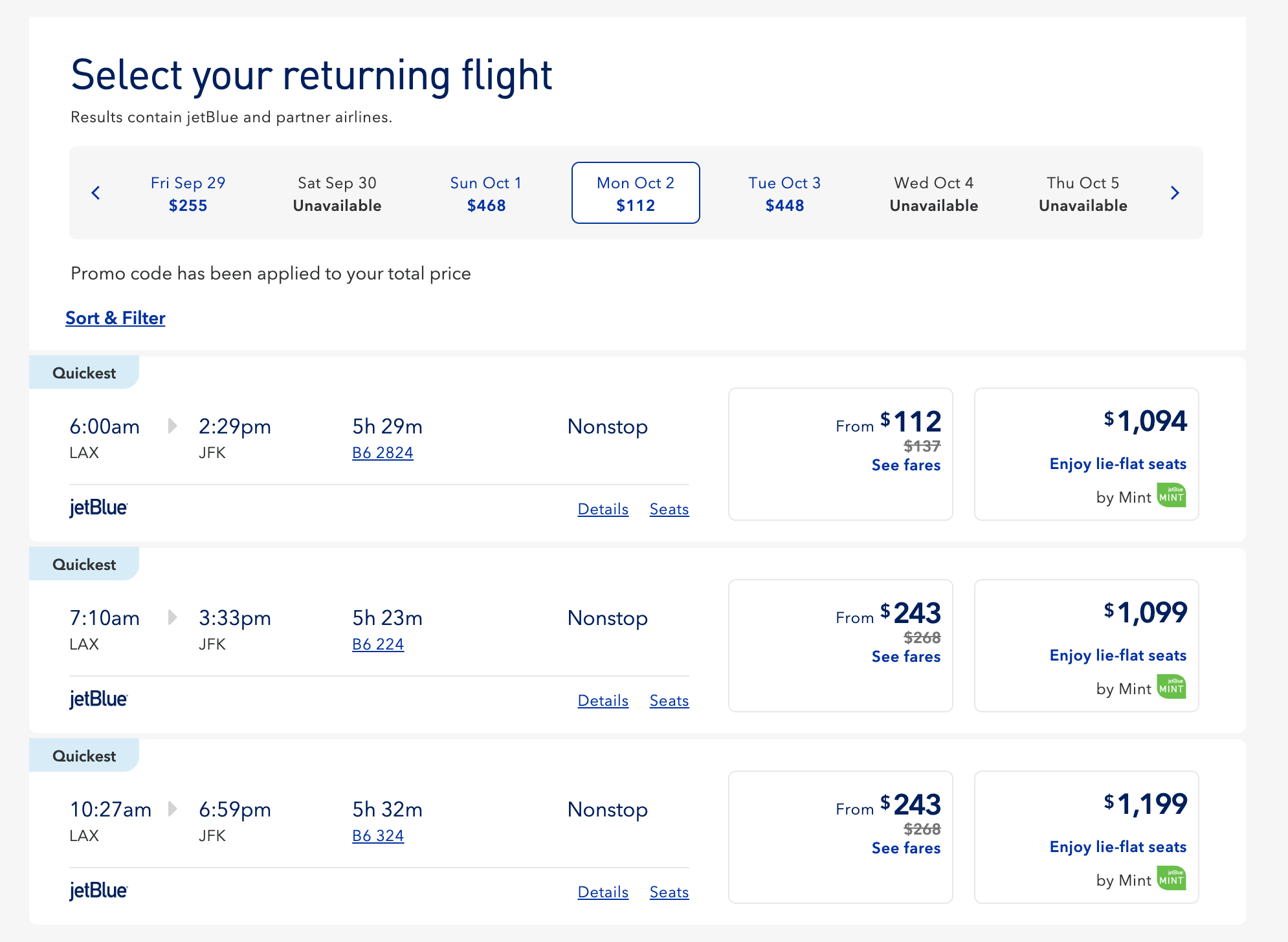 jetblue deals