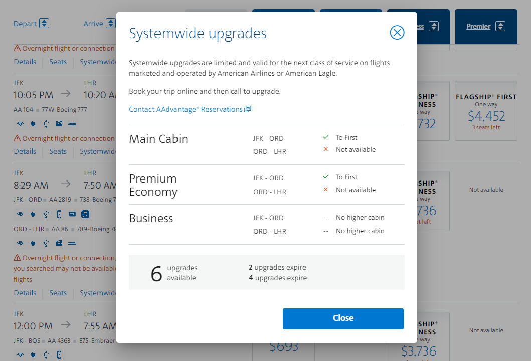 How to use American Airlines systemwide upgrades - The Points Guy