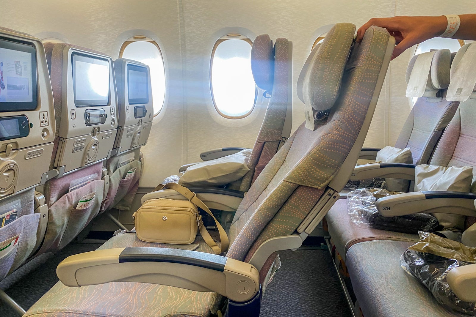 Review of Emirates economy cabin on an A380 from Dubai to Johannesburg -  The Points Guy