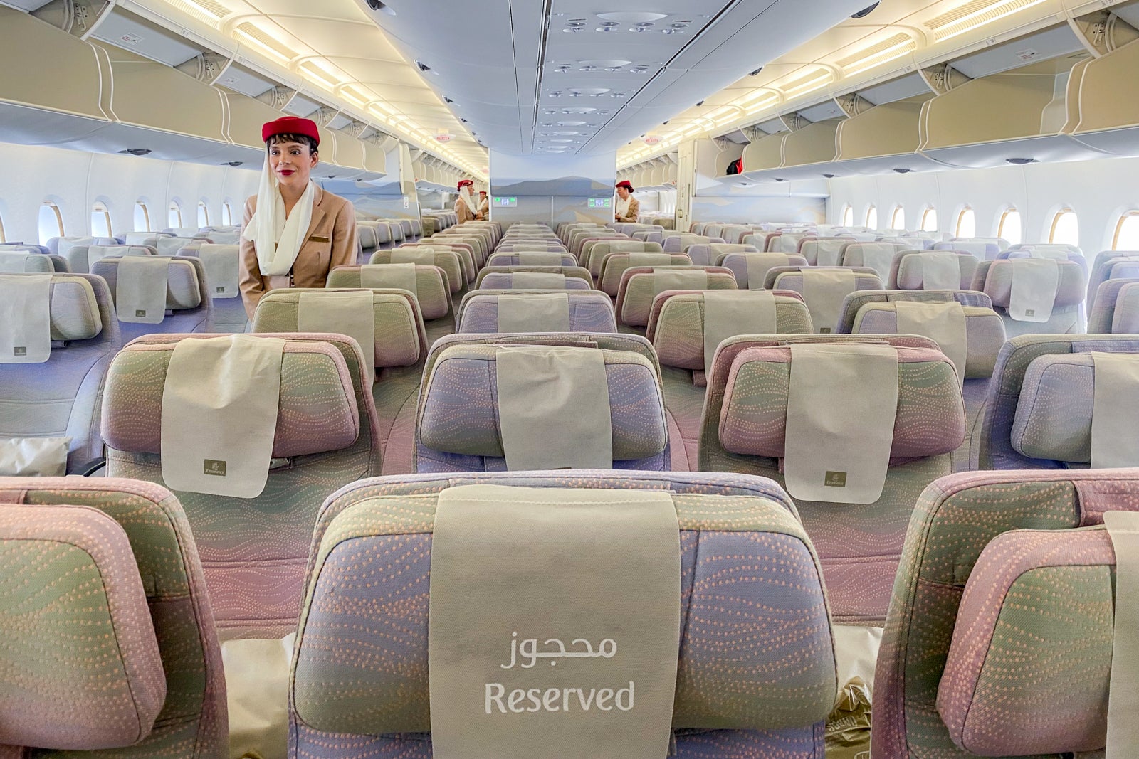 Review of Emirates economy cabin on an A380 from Dubai to Johannesburg