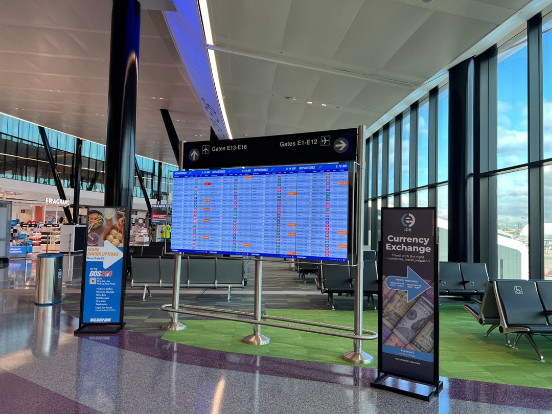 Look inside Boston Logan Airport's new international Terminal E ...