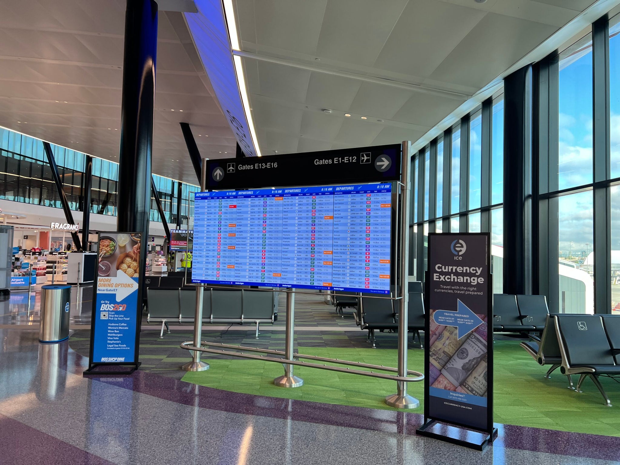 Look inside Boston Logan Airport's new international Terminal E