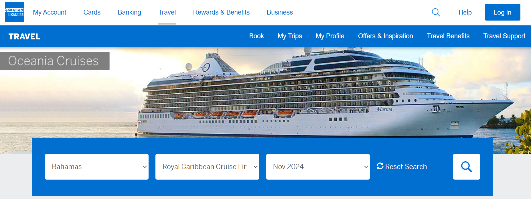 American Express Cruise Privileges Program - All about travel