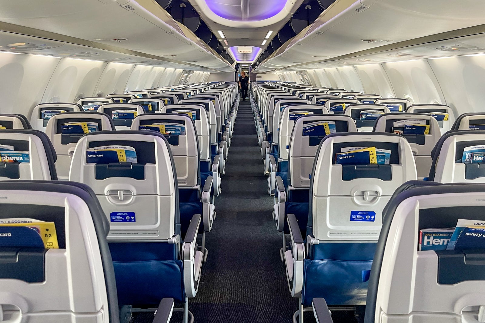 United economy seating on the Boeing 737 MAX 9