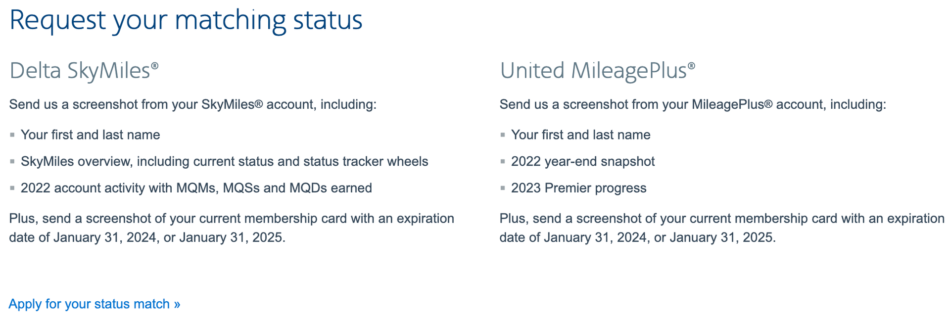 American Airlines has a new status challenge for uppertier United and