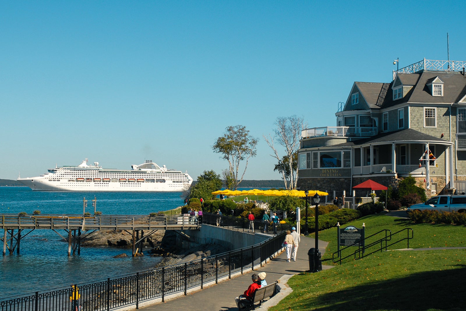 Cruise Ship at Bar Harbor