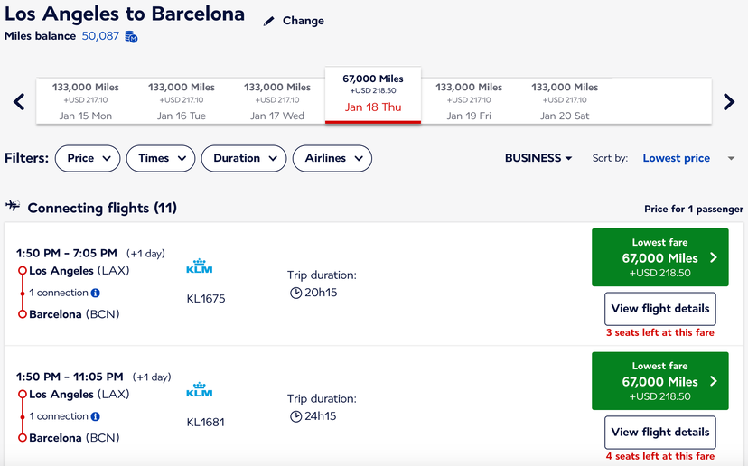 Flights to Europe starting at 15,000 miles: This month’s Flying Blue ...