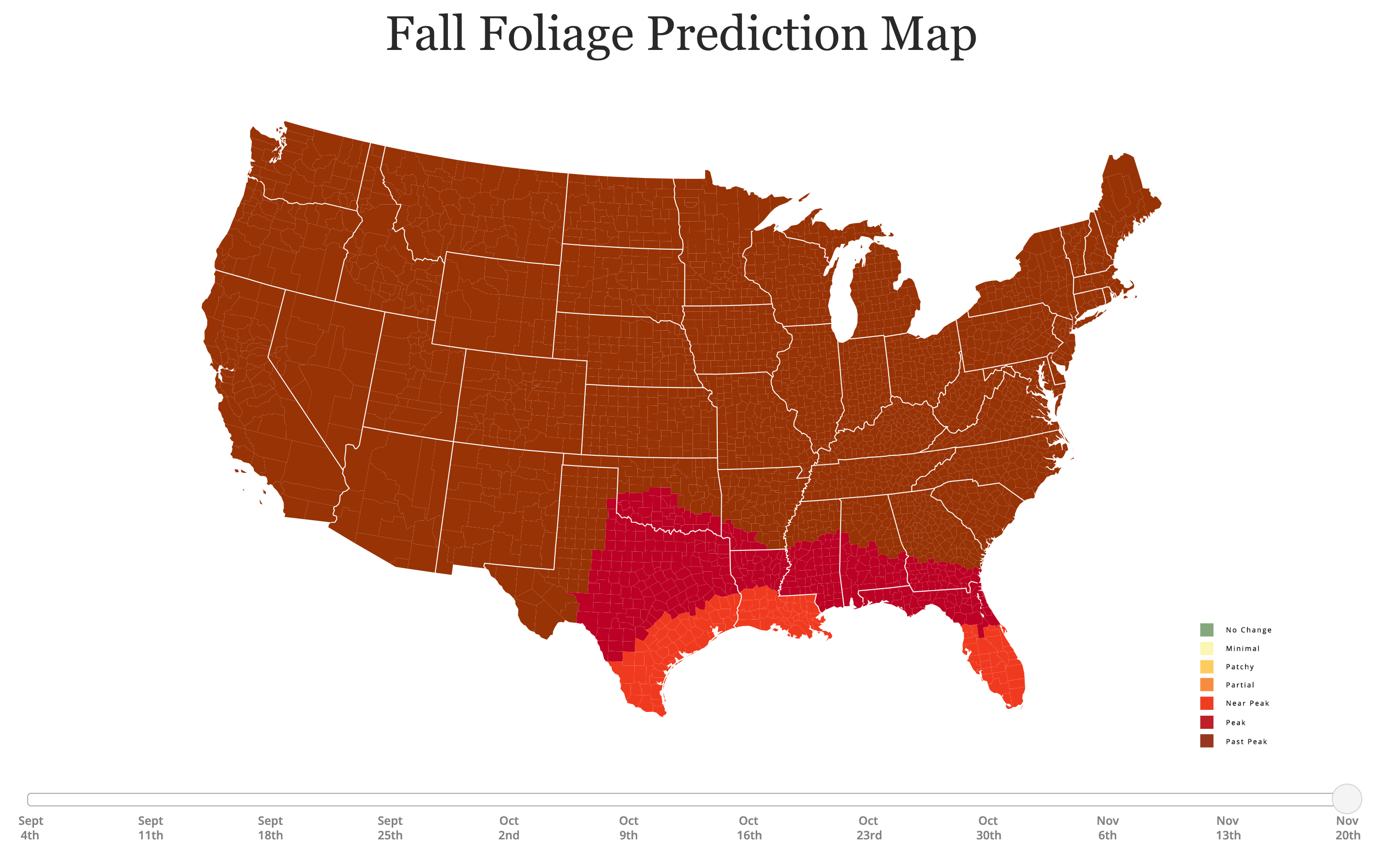 Where And When To See Fall Foliage Across The US This Year - The Points Guy