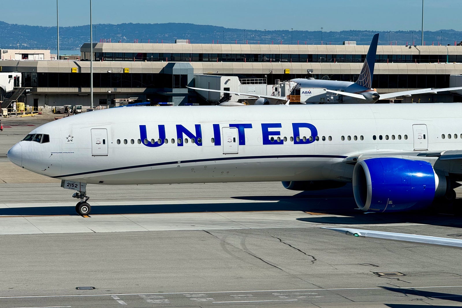 United Boeing 777-300ER San Francisco SFO Airport