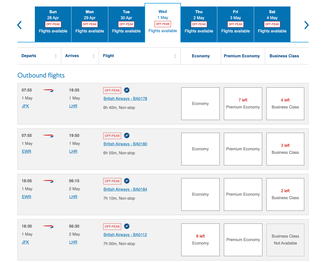 British Airways excludes some award space from non-Avios partners - The ...