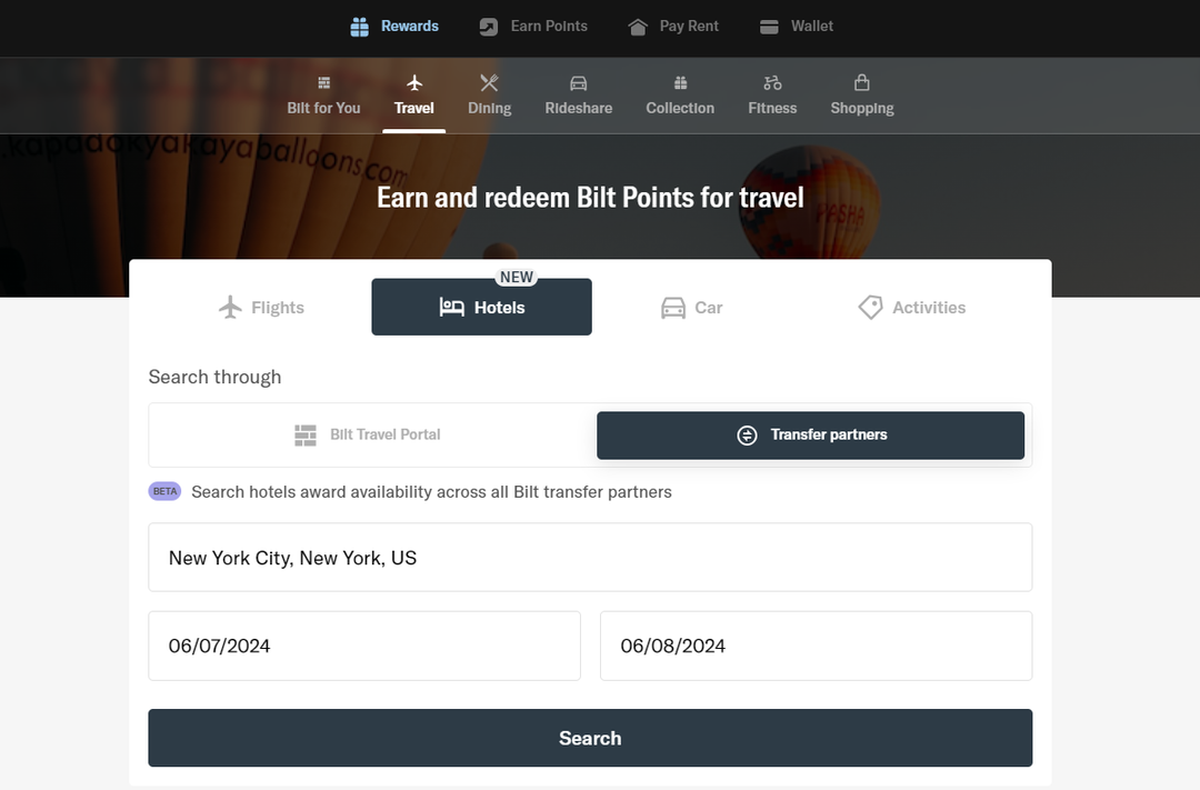 See live hotel award availability with Bilt Rewards The Points Guy