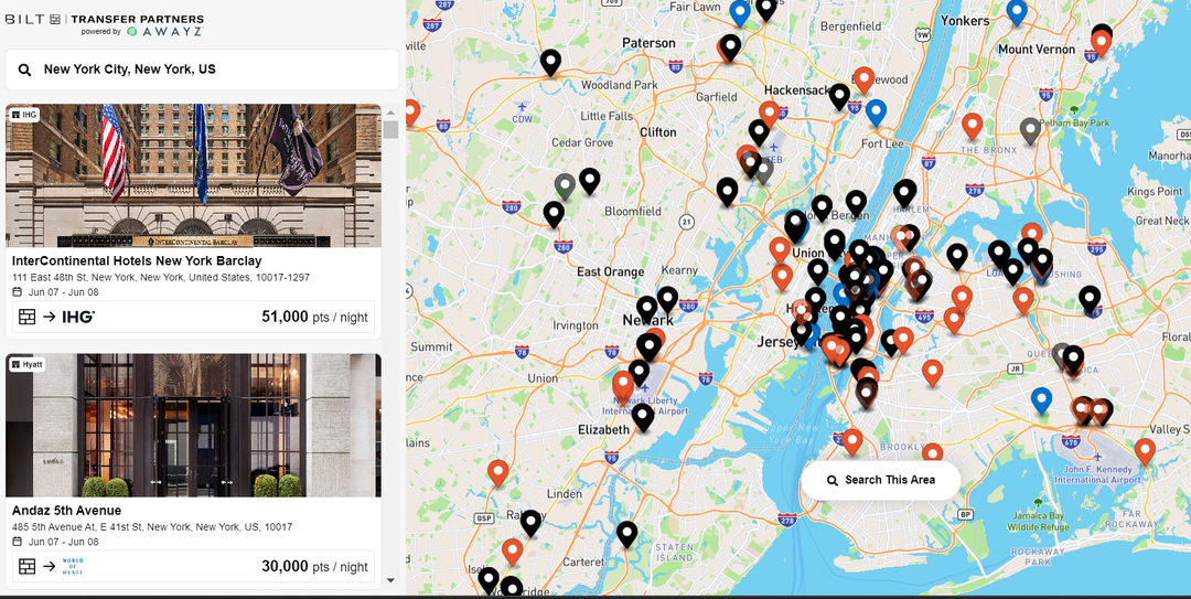 See live hotel award availability with Bilt Rewards The Points Guy